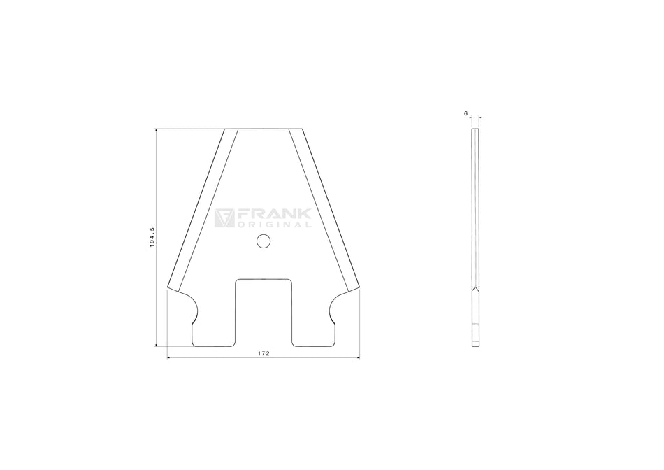 Ladewagenmesser für Schuitemaker