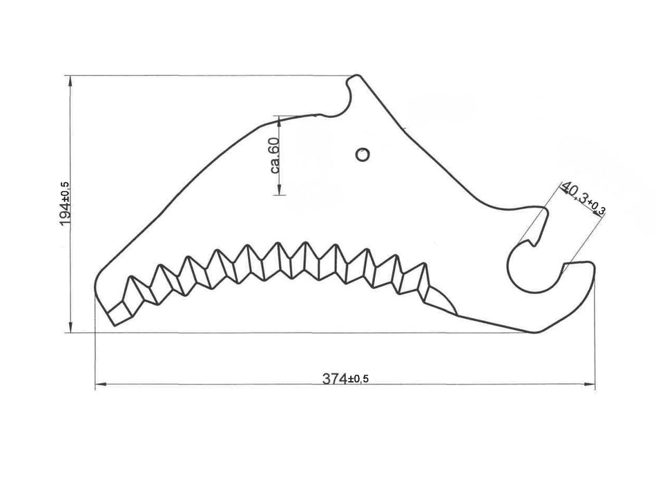 Baler knives for Claas