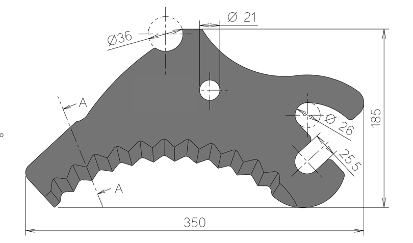 Ballenpressenmesser für Maschio