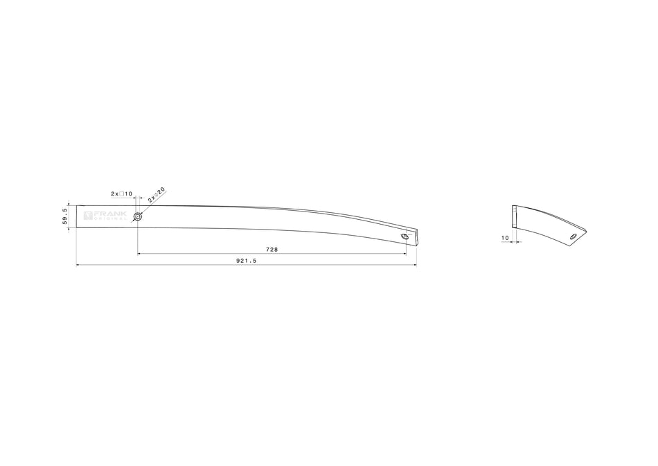 Slat for Lemken | # 3 | left
