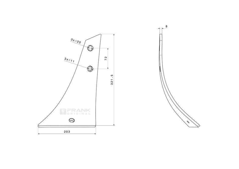 Shin for Amazone / BBG | left