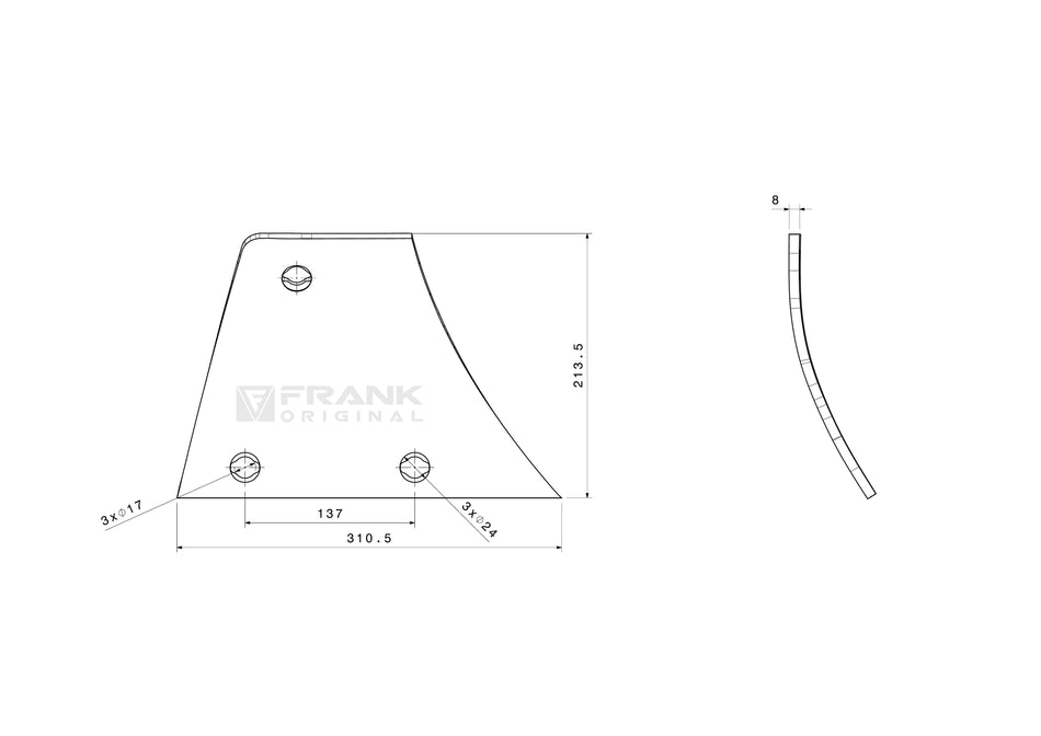Shin for Amazone / BBG | left