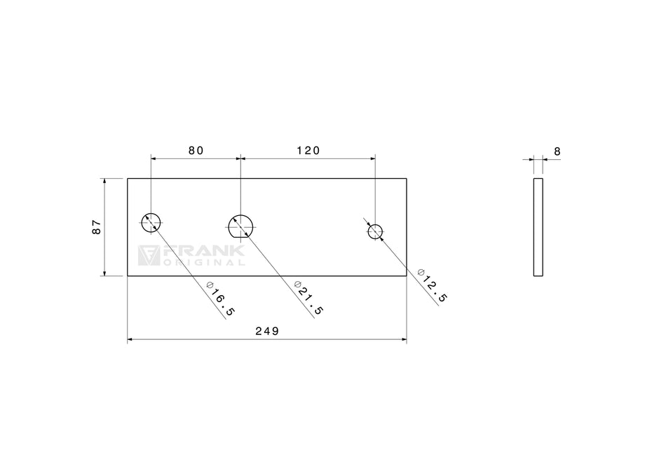 Landside for Kverneland | R/L