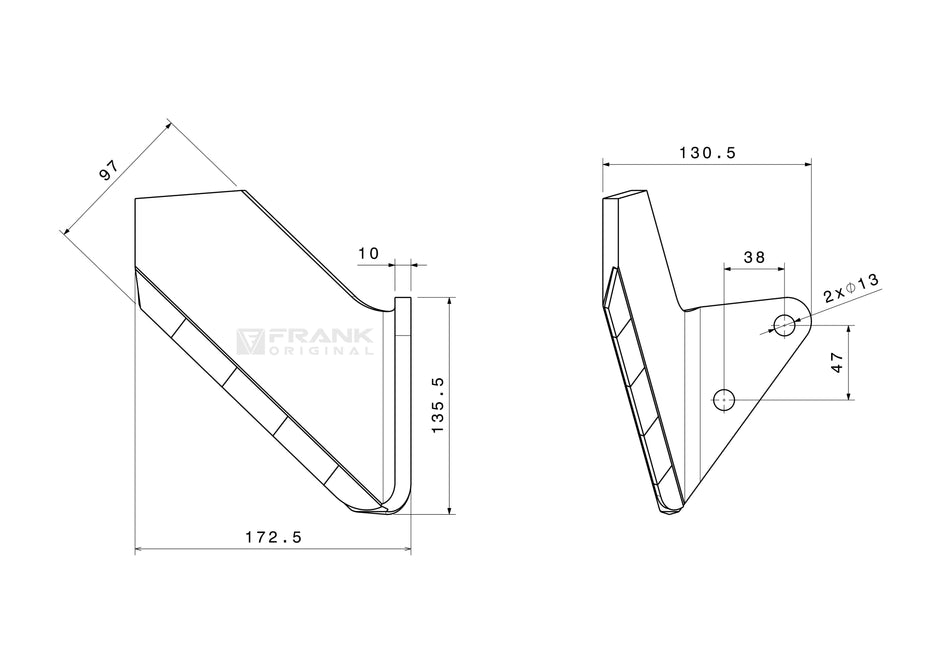 Sharpening knife for Bednar | HardLine | right