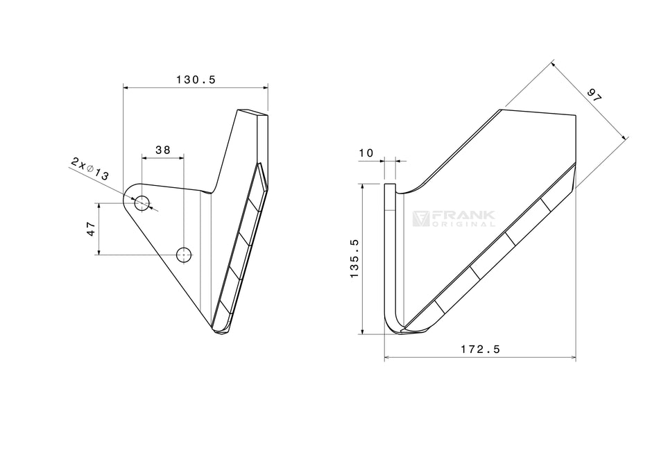 Sharpening knives for Bednar | HardLine | left
