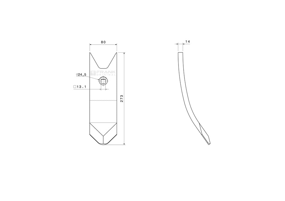 Scharspitze for Köckerling
