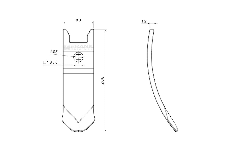 Scharspitze für Bednar