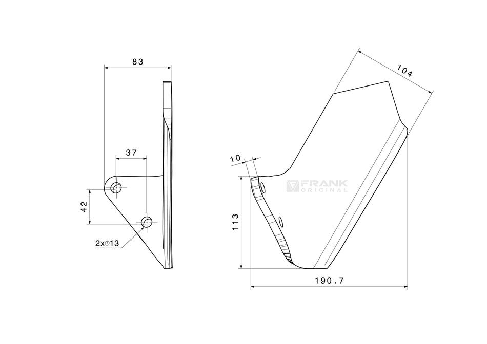 Blade for Universal | right