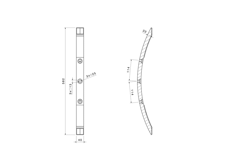 Narrow blade for Köckerling | HardLine, H2000