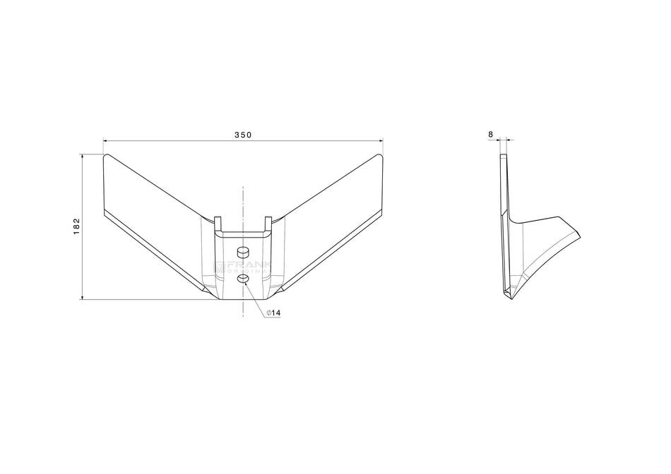 Winged share for Universal | Monobloc