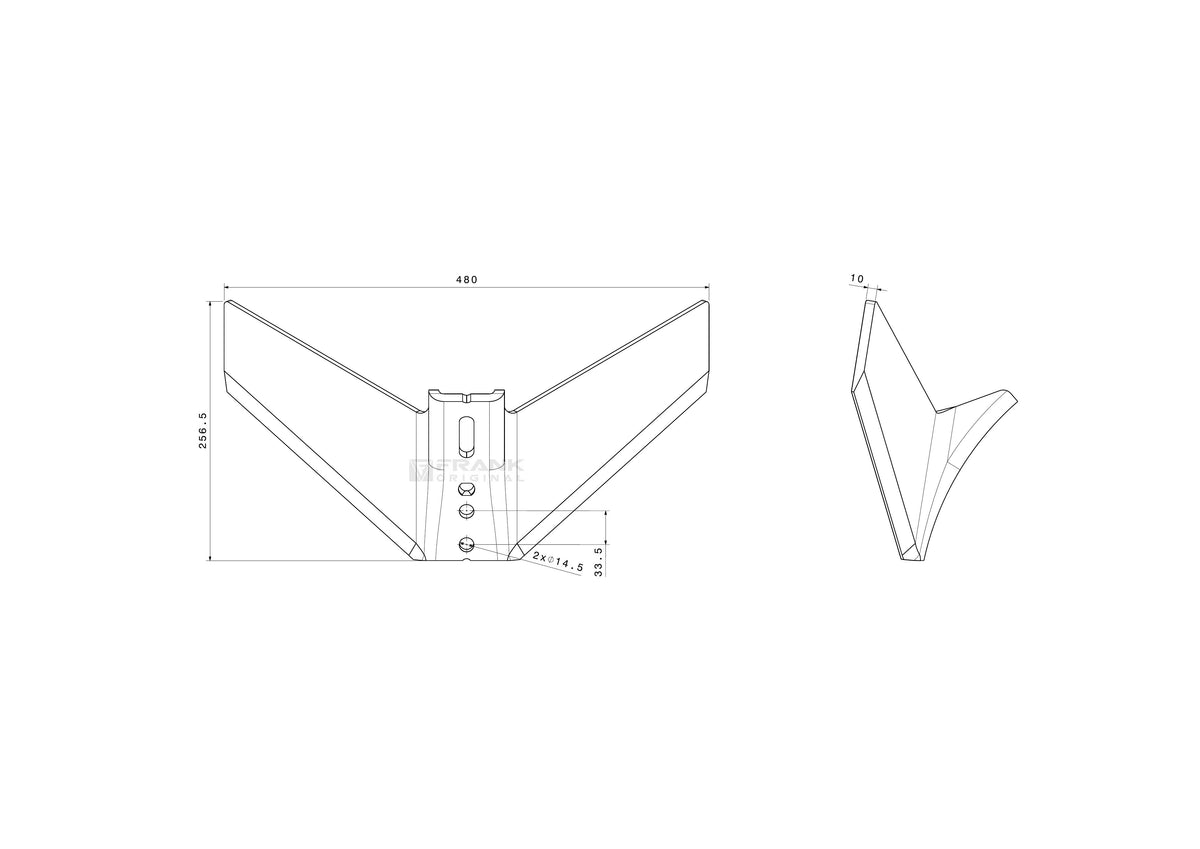 Flügelschar Monobloc für Vogel & Noot