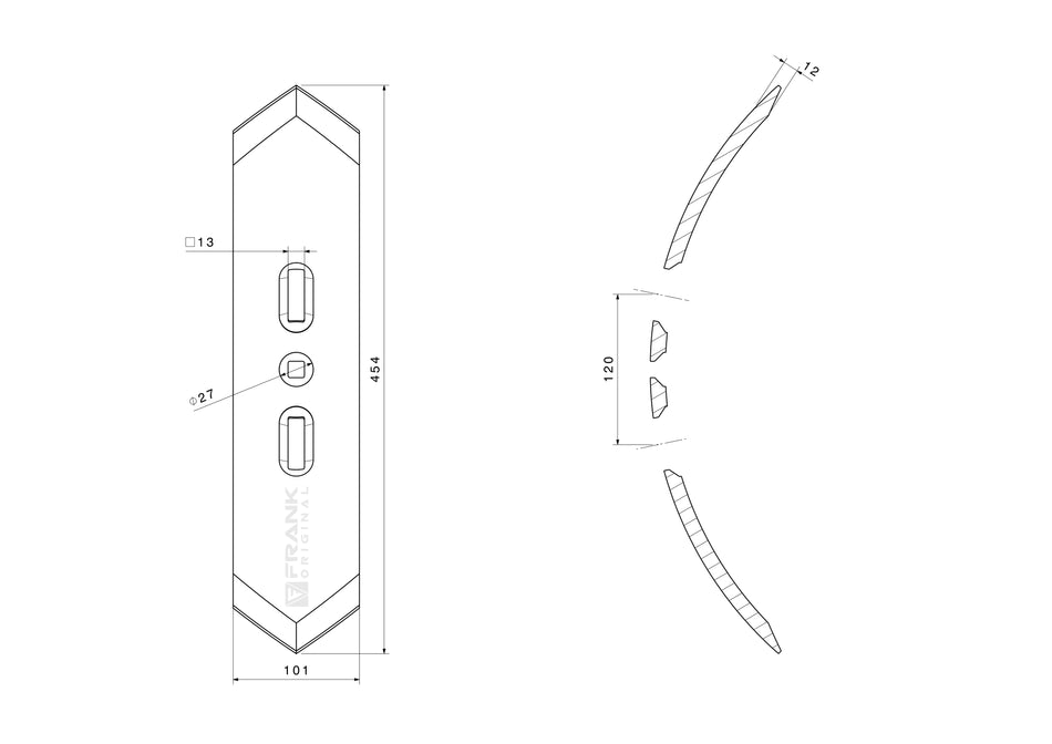 Narrow rafter for Vogel &amp; Noot