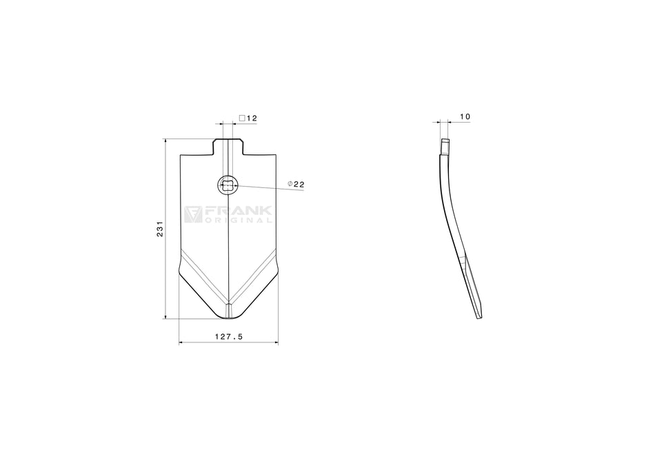 Sharpsharp point for Vogel &amp; Noot