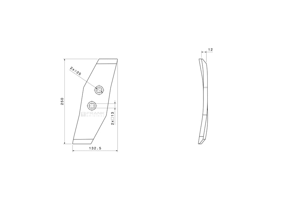 Replacement tip for Fenet | left