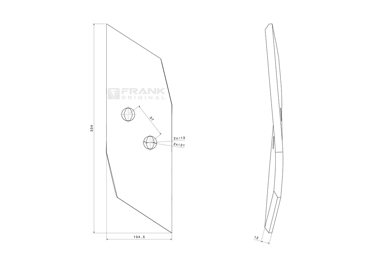 Wechselspitze für Överum / Fiskars | rechts