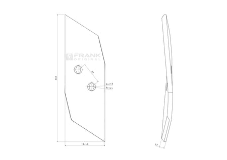 Wechselspitze für Överum / Fiskars | rechts