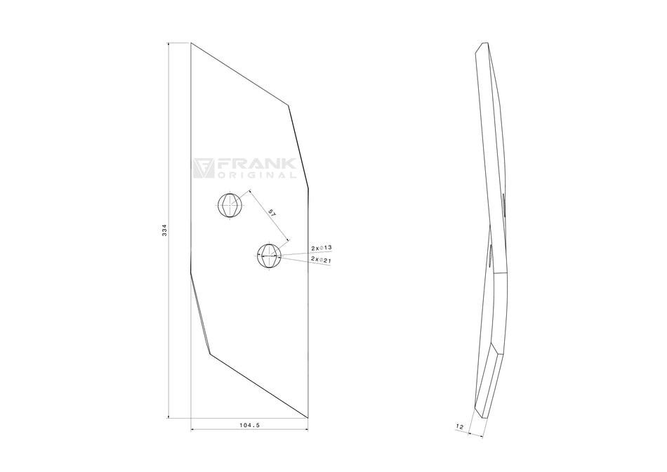Wechselspitze für Överum / Fiskars | rechts