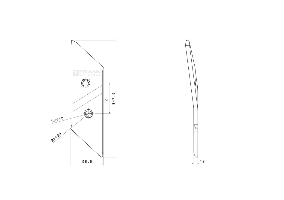 Replacement tip for Naud | right