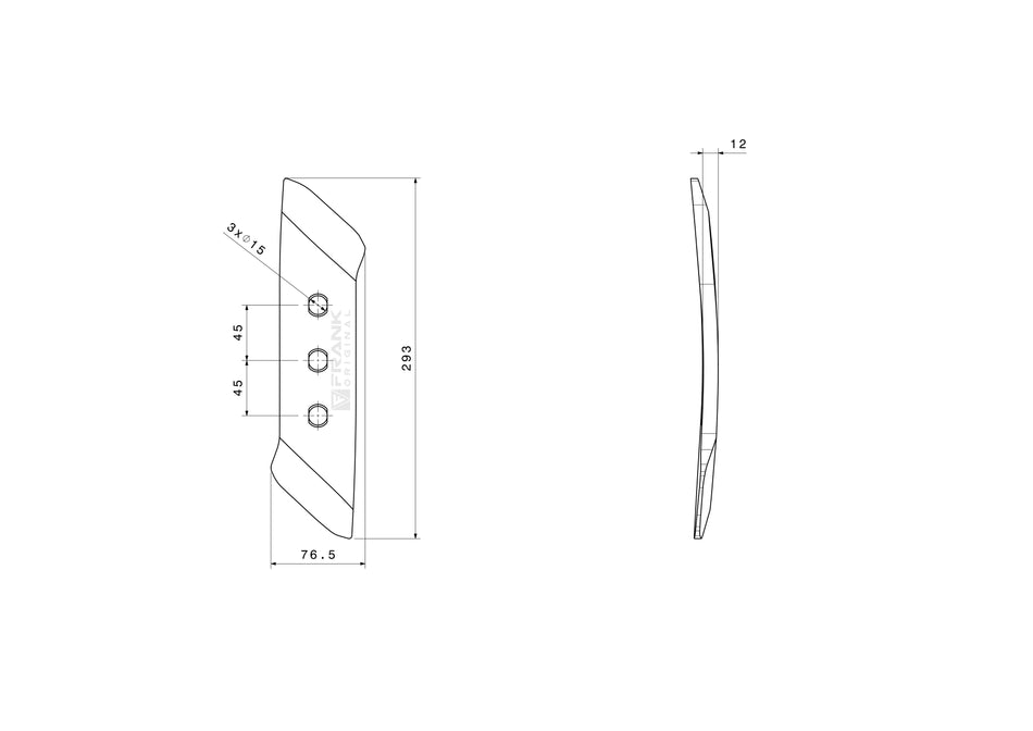 Replacement tip for Rabenwerk | right