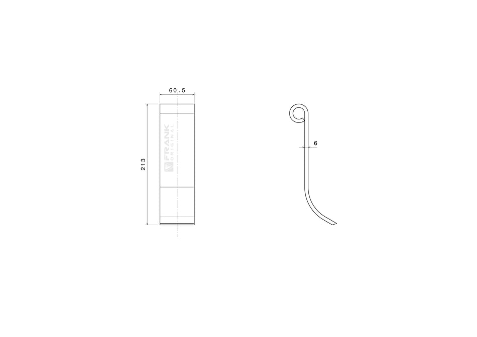 flail blade for Ropa
