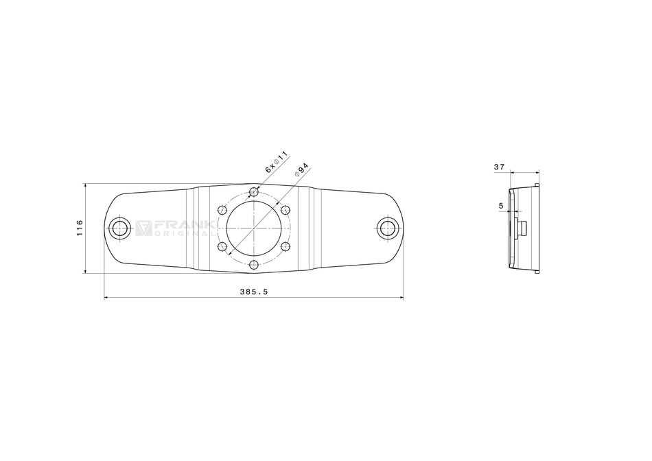 Retaining spring for Claas