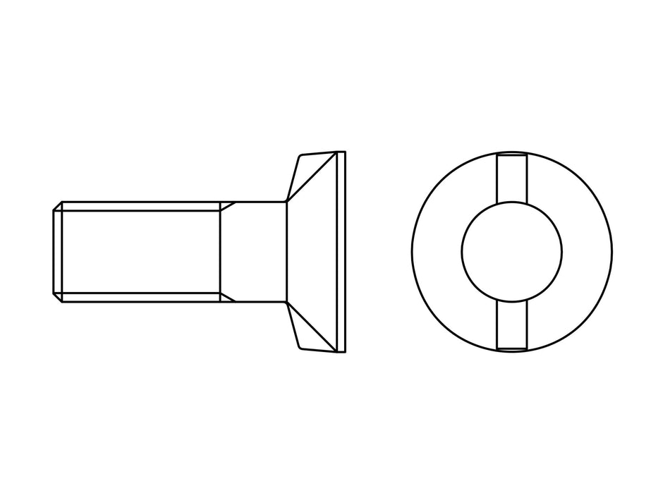 Screw 10.9 with nut | DIN 11014 | M 16 x 40