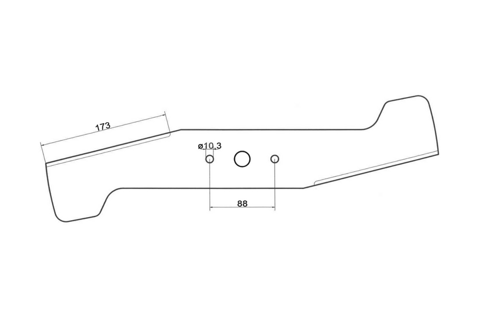 BUN HRX 537 | 189.537 O/U | Honda HRX 537, HRX 537 C1/C2, HRB 535, HRD 536, IZY 53 | 53cm Mähbreite | Unten 72511-VH7-000