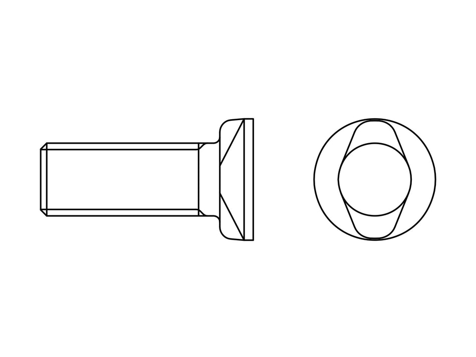 Screw 8.8 with nut | ISO / DIS 5713 | M 12 x 30