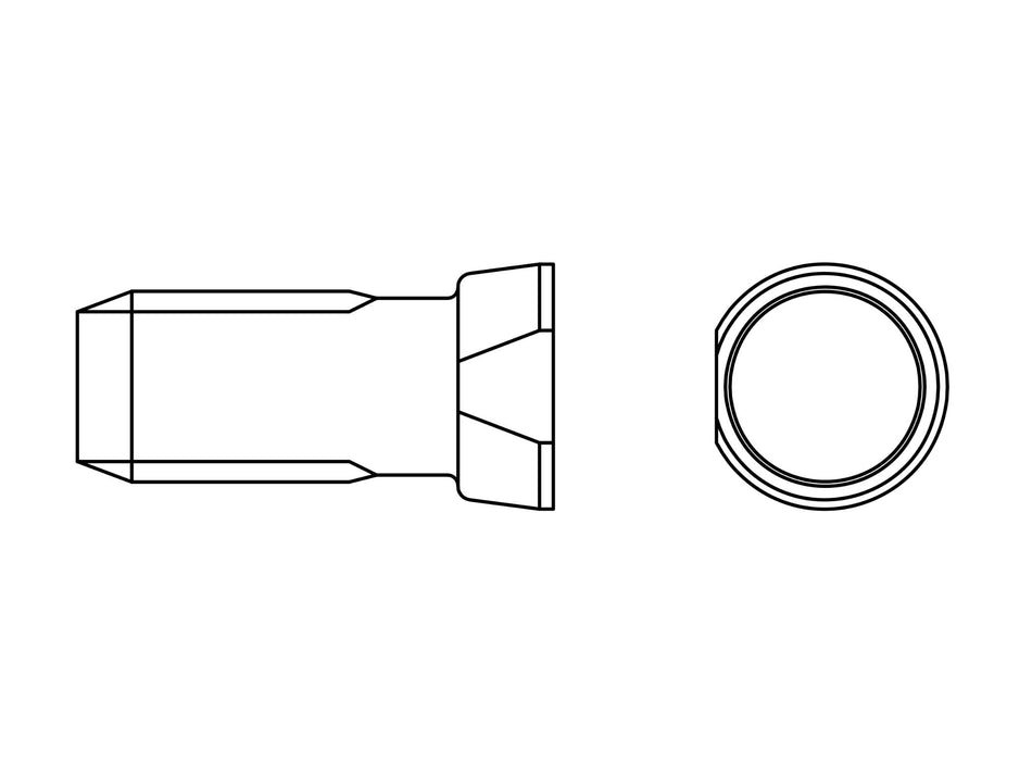 Conical screw 12.9 with nut | M 14 x 39